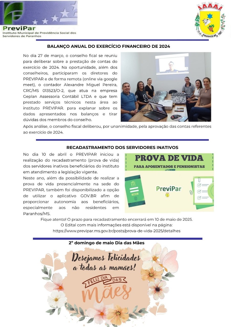 INFORMATIVO PREVIPAR